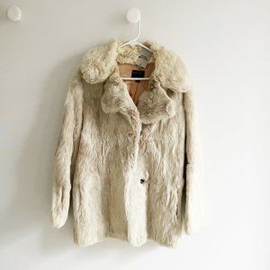 Vintage Echt Pelz Rabbit Fur Jacket